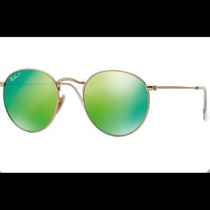 Ray Ban Round Flash Lens Polarized